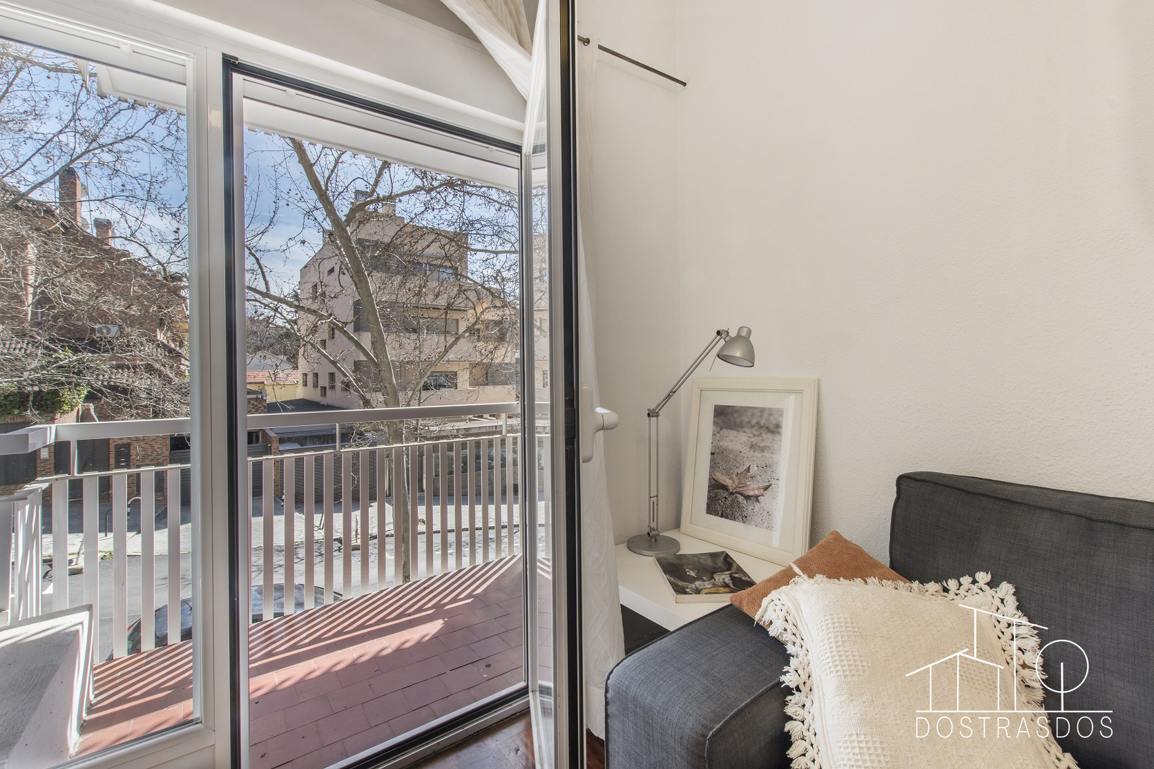 Terraza de piso en alquiler en Arturo Soria